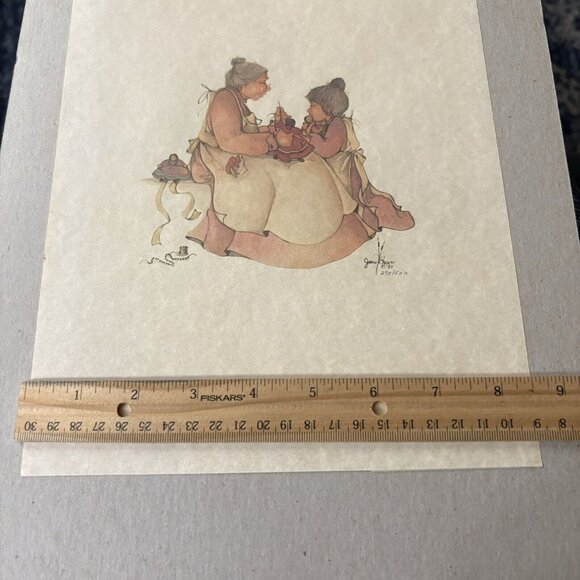 Signed and Numbered Print by Joan Brown, Native American Cherokee Artist 8.5x11” - Picture 6 of 7